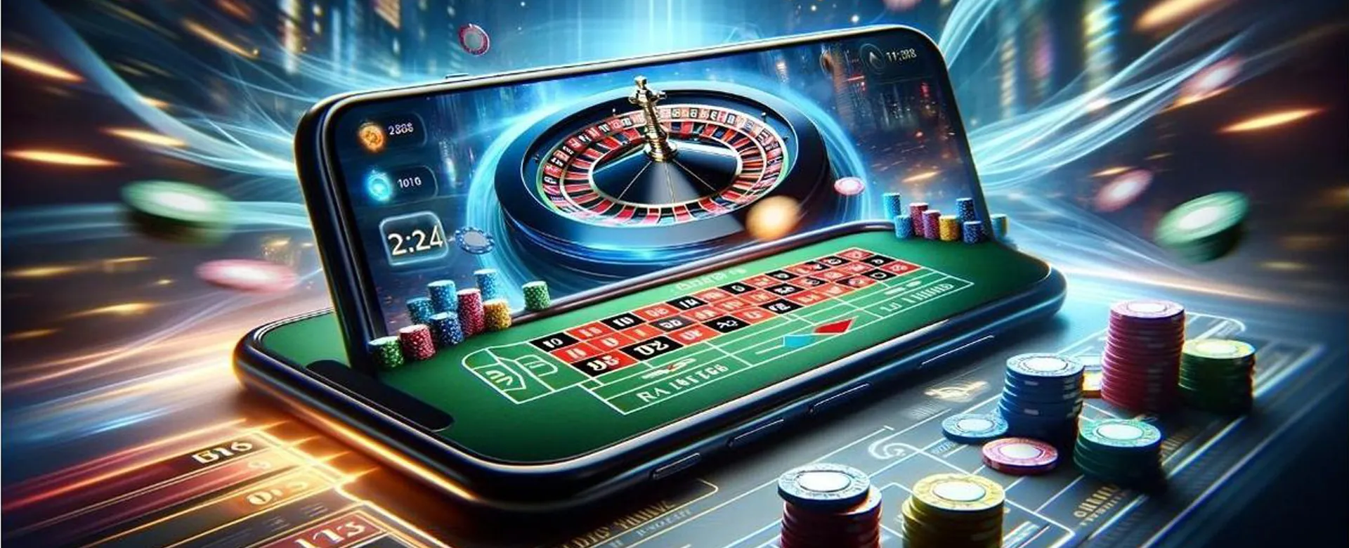 777plus mobile casino app on a smartphone