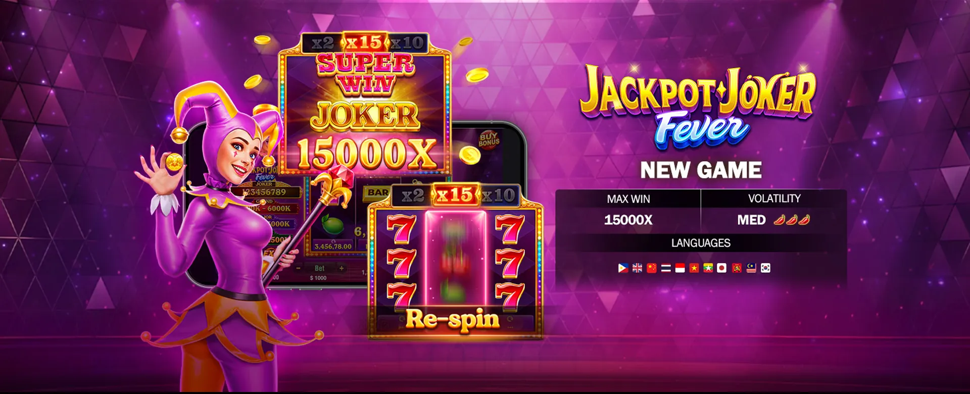 A vibrant online casino interface showcasing 777plus's latest game trends for 2024, with various games and a winning atmosphere in the Philippines.